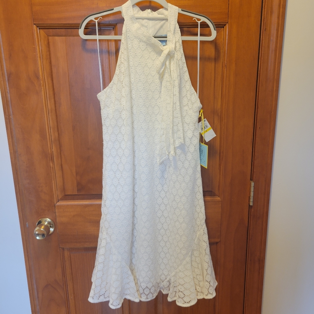 NWT CeCe White Lace Dress